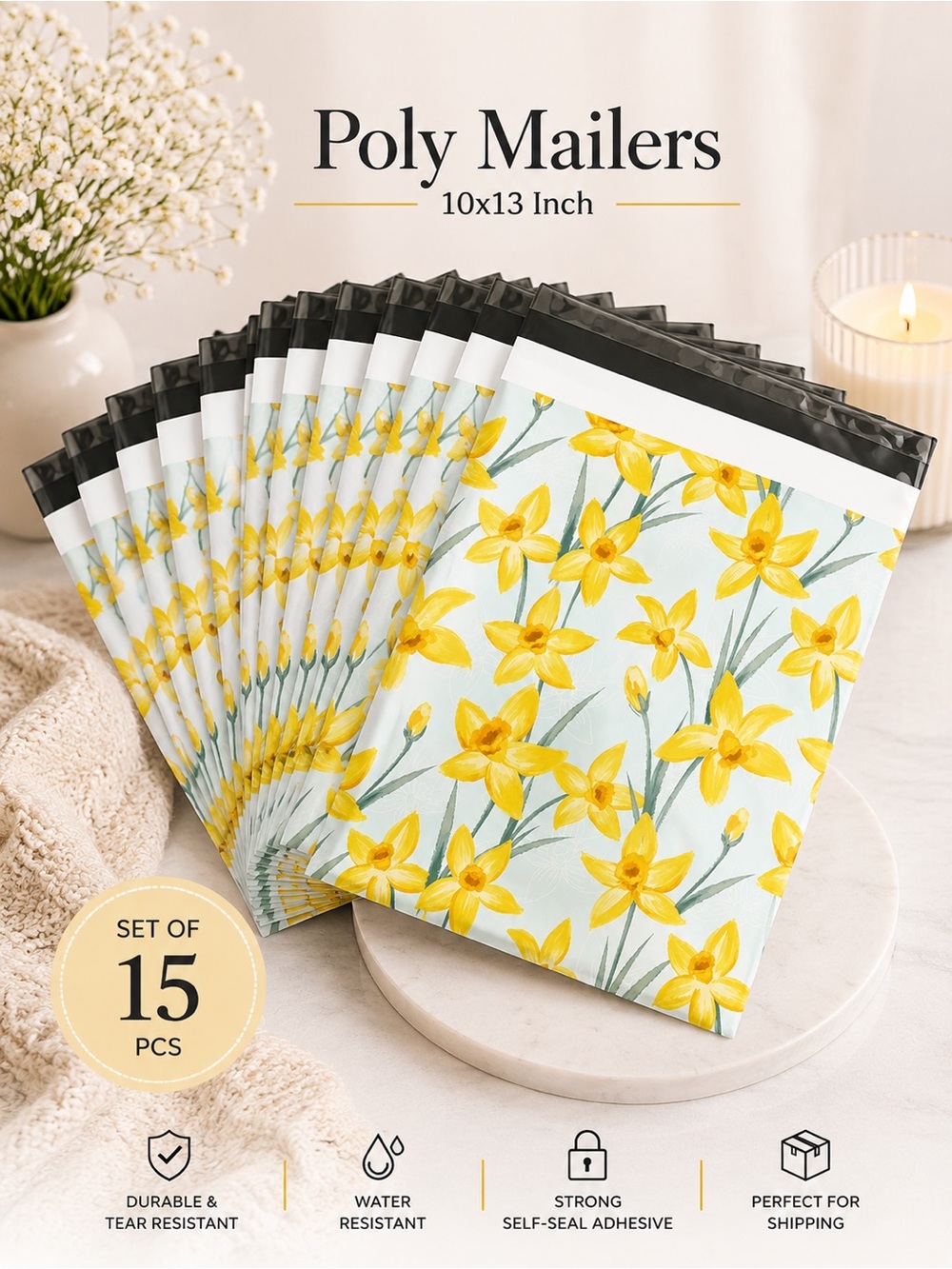(15!) Poly Mailers – Buyers Choice! 10x13 - Picture 5 of 7